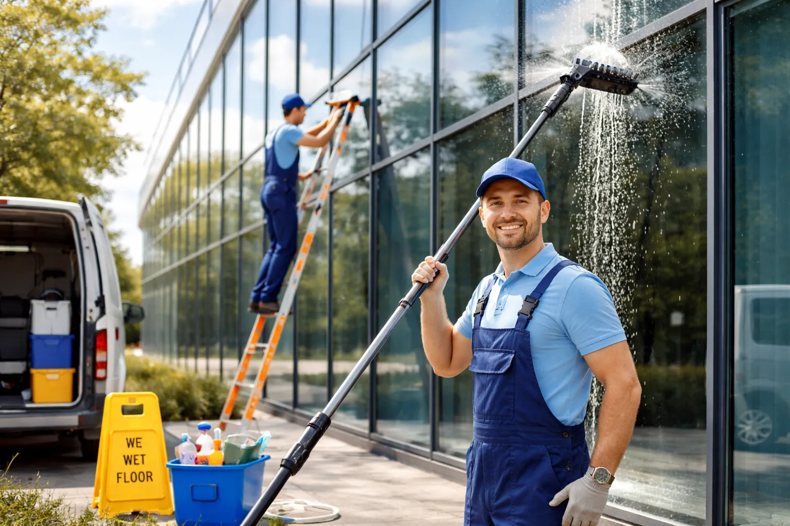 Warum Sie uns für die gewerbliche Fensterreinigung wählen sollten