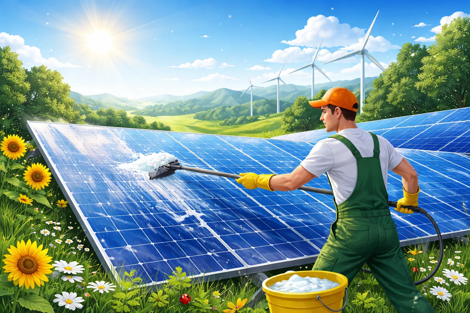 Solarpanel Reinigung – gut für Zürich und die Umwelt